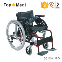 Topmedi Three Fork Drive Wheels Lithium Battery Power Electric Wheelchair